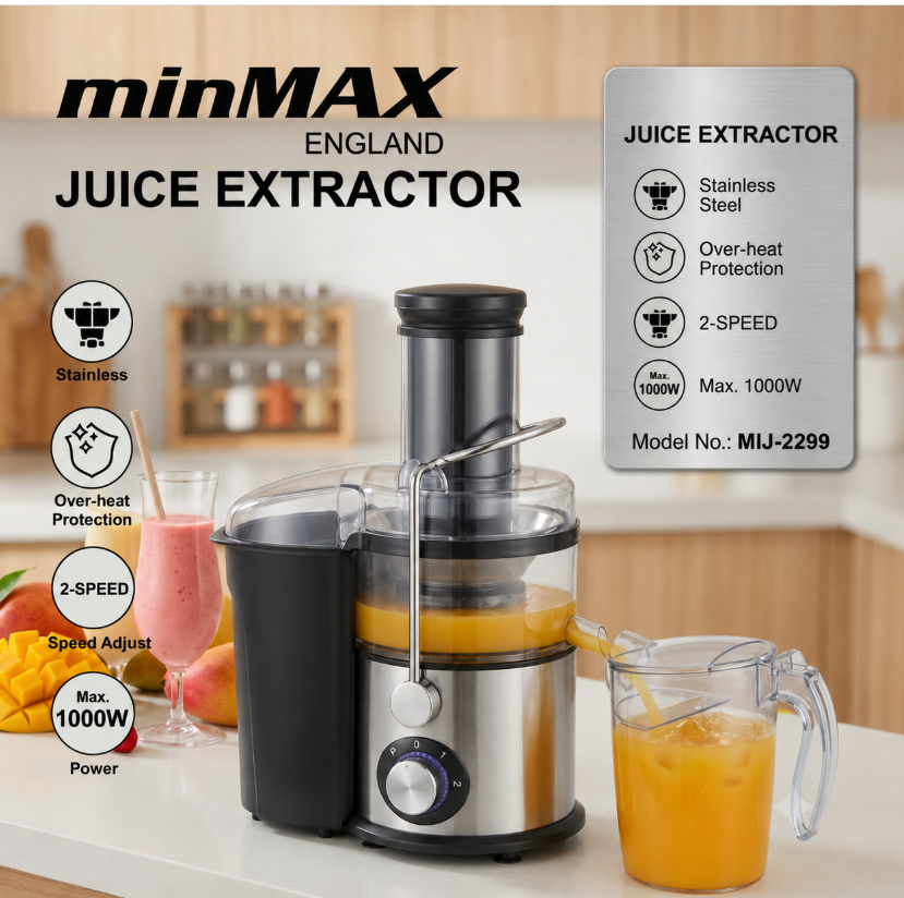minMAX 1000W Professional Juice Extractor