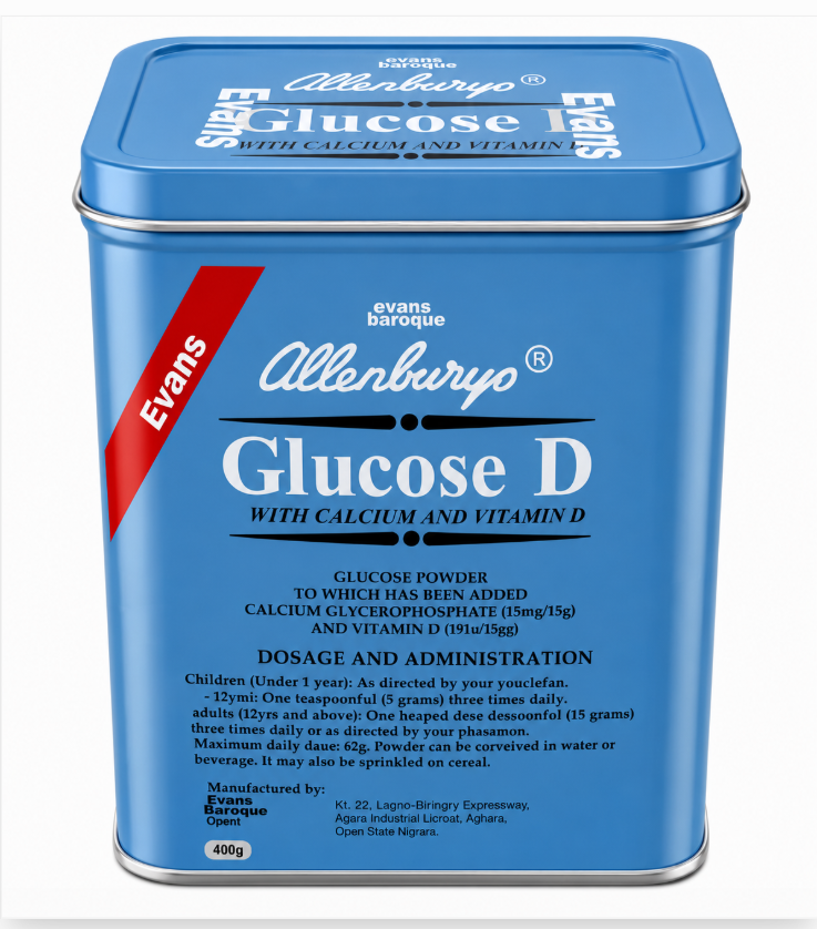 Allenburys Glucose D Powder with Calcium & Vitamin D