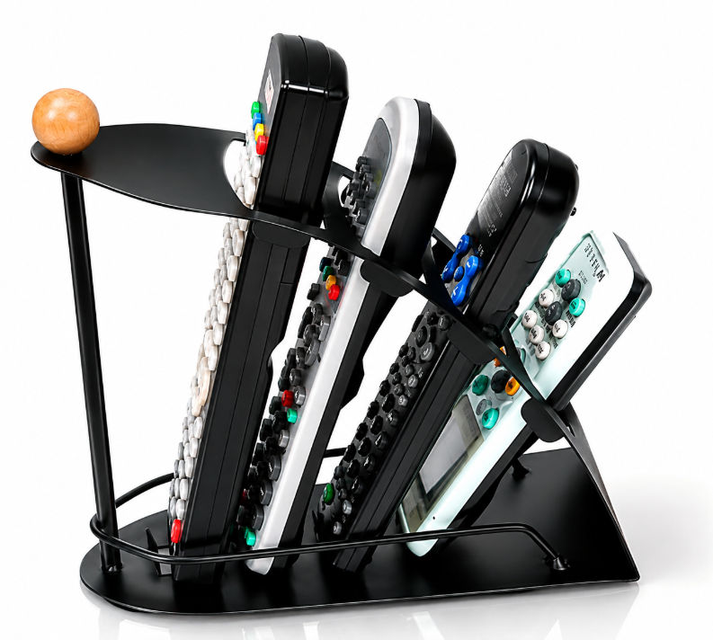 TV Remote Control Organizer Metal Control Rack Holder
