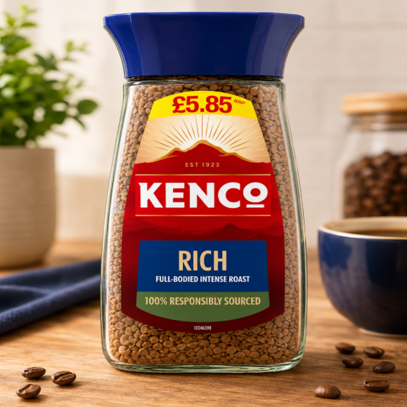 Kenco Rich Instant Coffee – Full-Bodied Intense Roast