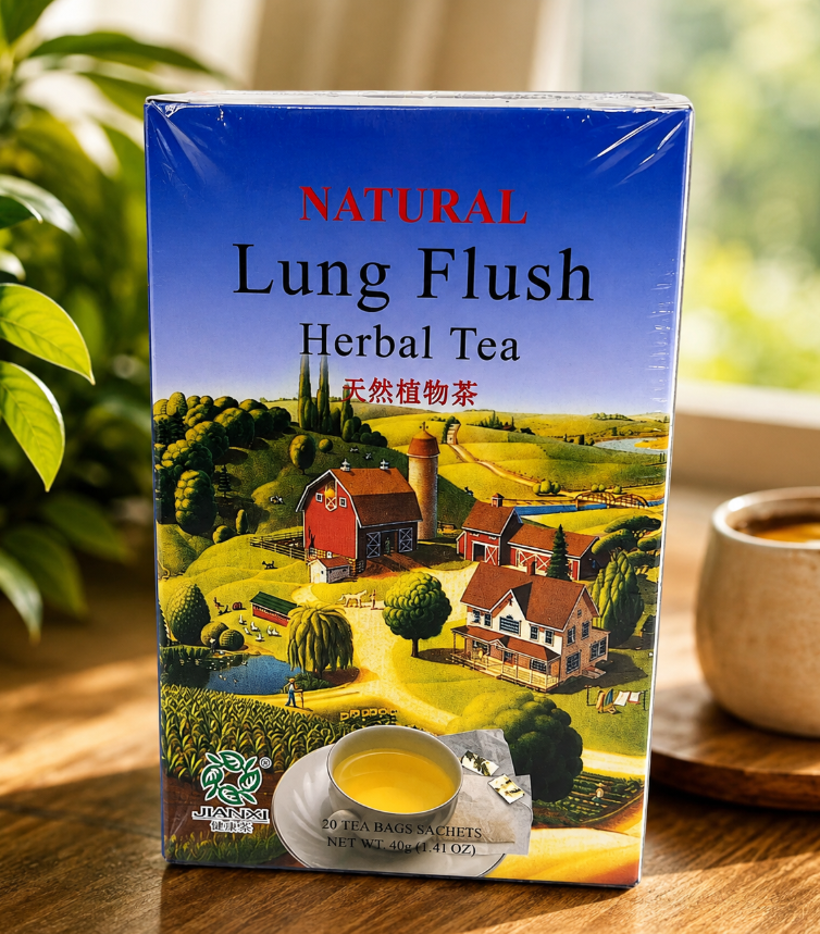 Natural Lung Flush Herbal Tea – 20 Tea Bags