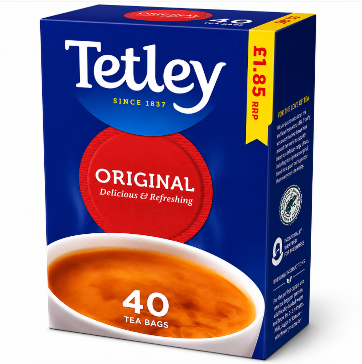 Tetley Original Tea – 40 Tea Bags