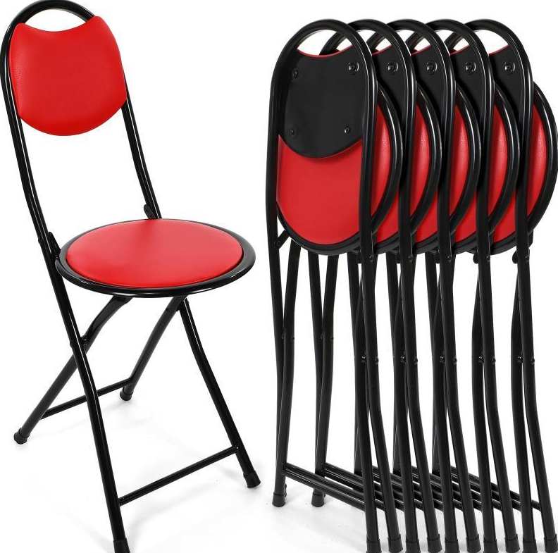 Basic Round Padded Folding Chair