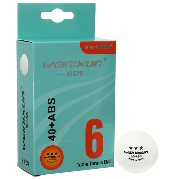Weinixun 40+ ABS 3-star table tennis balls