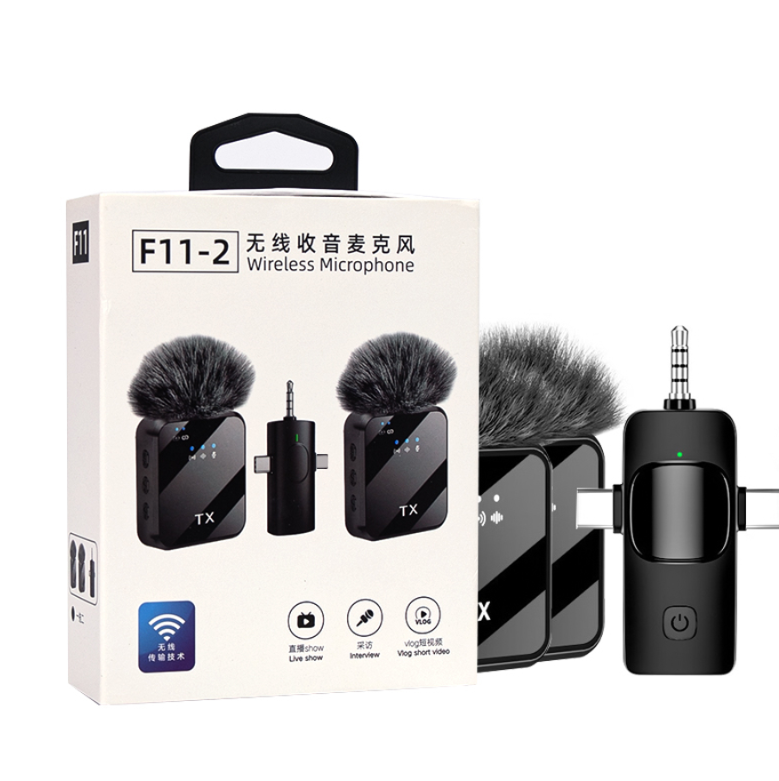 F11-2 Dual Noise Cancelling Wireless Microphone