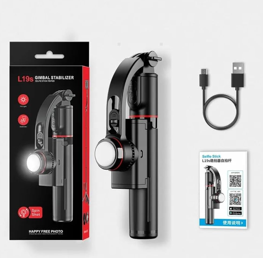 3-in-1 Handheld Single-Axis Gimbal Stabilizer