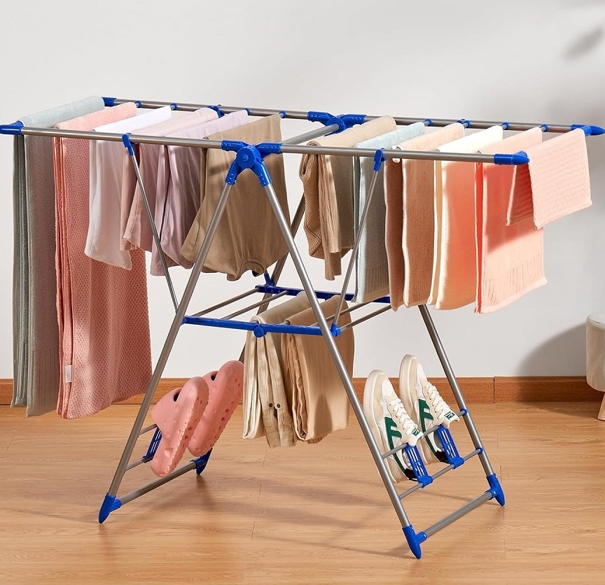 Foldable Clothes Drying Rack
