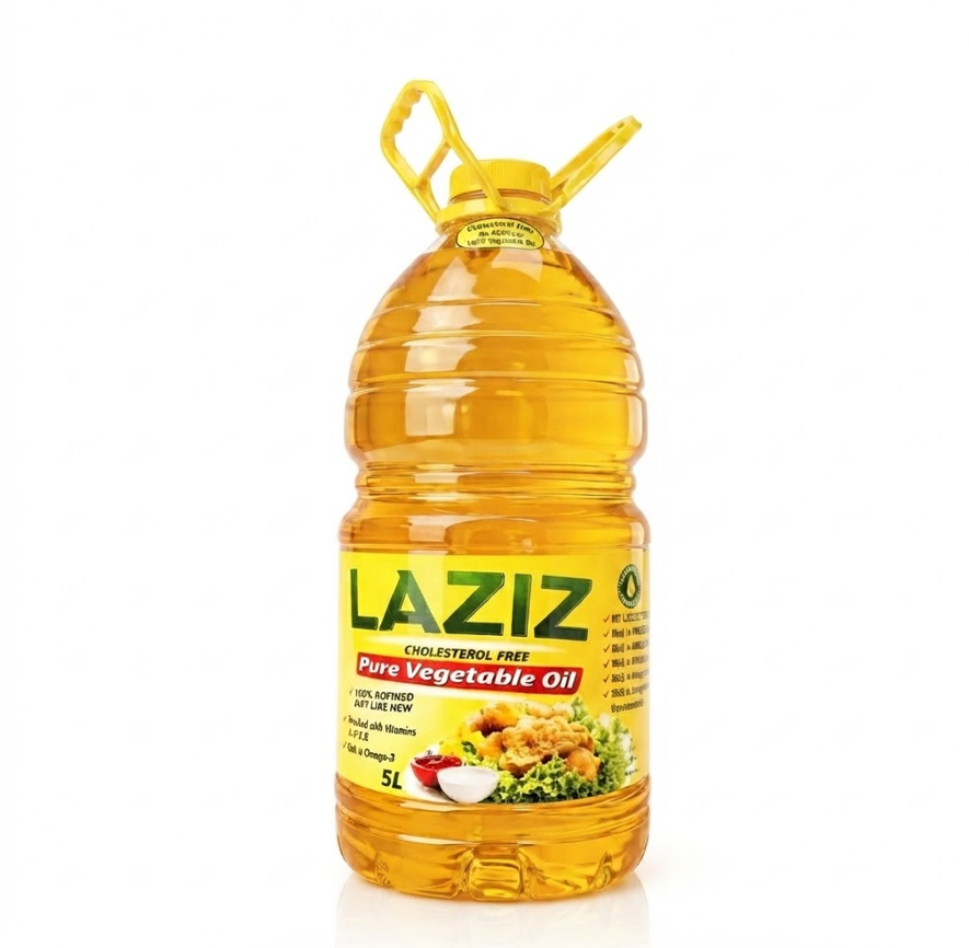 Laziz Pure Vegetable Oil – 5L