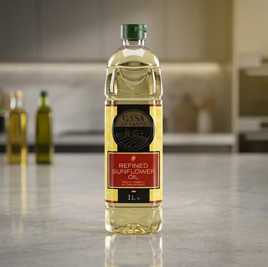 Casa De Campo Refined Sunflower Oil 1L