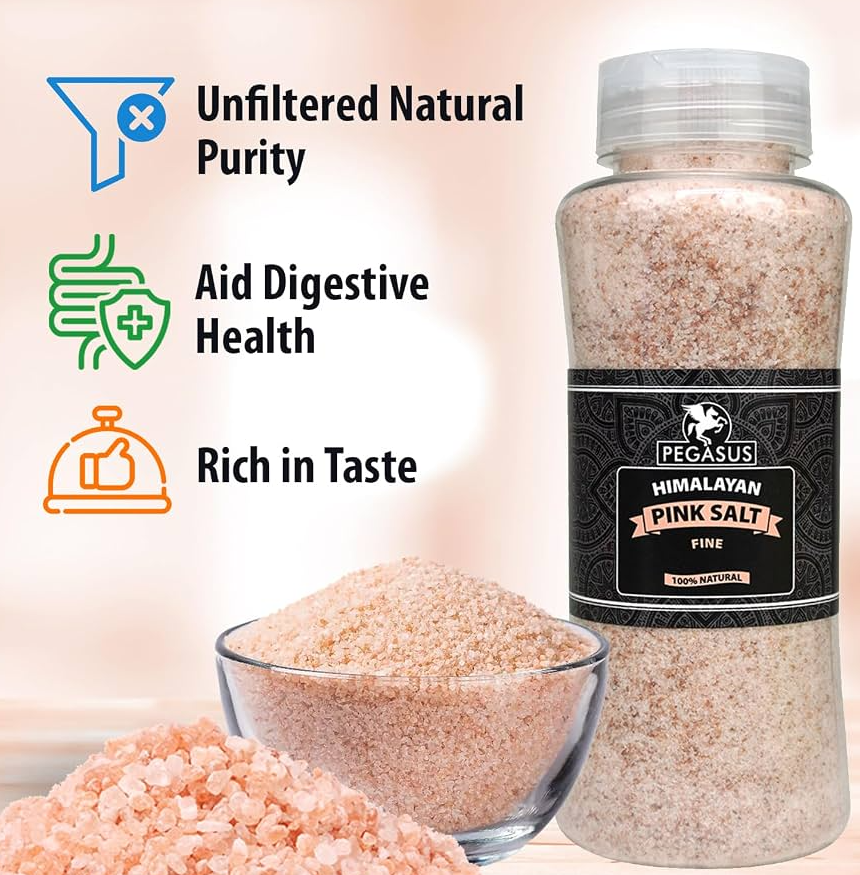 Pegasus Himalayan Pink Salt Fine 800g