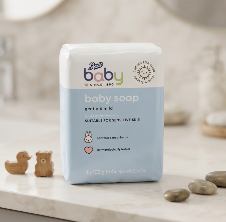 Boots Baby Soap (4-Pack)